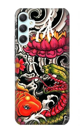S0605 Yakuza Tattoo Hülle Schutzhülle Taschen für Samsung Galaxy A34 5G