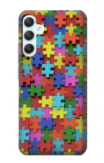 S0816 Puzzle Hülle Schutzhülle Taschen für Samsung Galaxy A34 5G