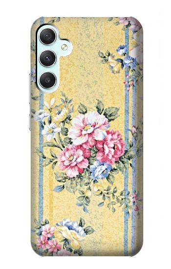 S2229 Vintage Flowers Hülle Schutzhülle Taschen für Samsung Galaxy A34 5G