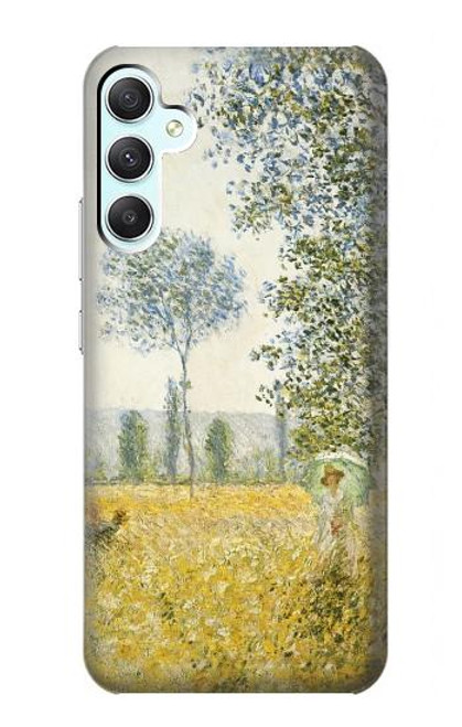 S2682 Claude Monet Fields In Spring Hülle Schutzhülle Taschen für Samsung Galaxy A34 5G
