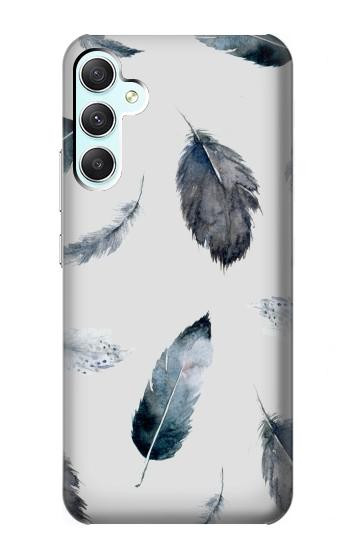 S3085 Feather Paint Pattern Hülle Schutzhülle Taschen für Samsung Galaxy A34 5G
