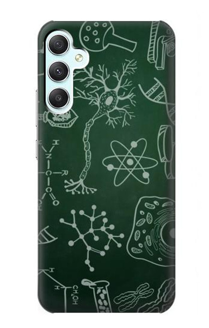S3211 Science Green Board Hülle Schutzhülle Taschen für Samsung Galaxy A34 5G