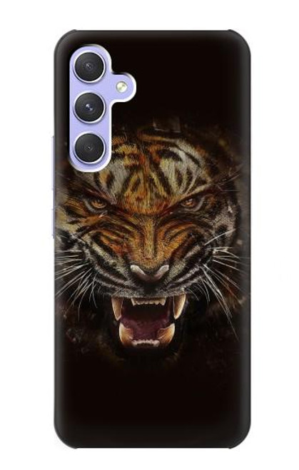 S0575 Tiger Face Hülle Schutzhülle Taschen für Samsung Galaxy A54 5G