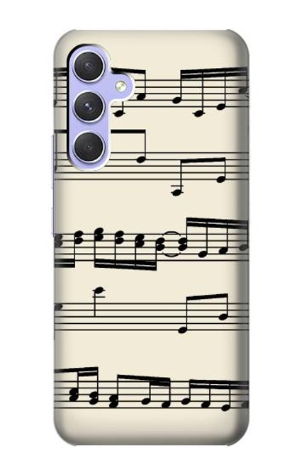 S3082 Music Sheet Hülle Schutzhülle Taschen für Samsung Galaxy A54 5G