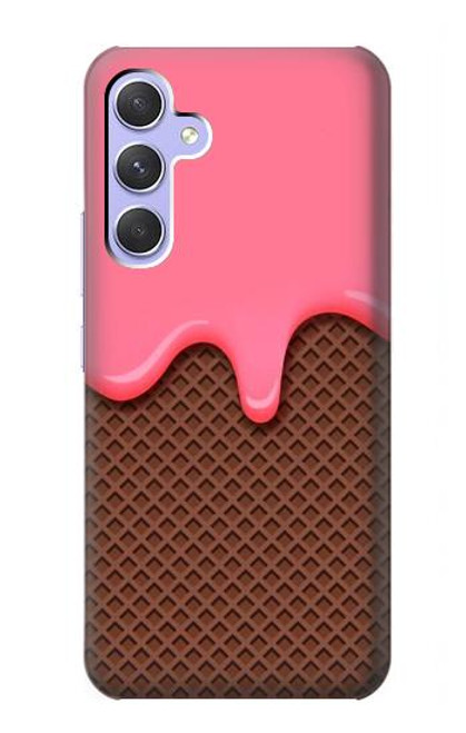 S3754 Strawberry Ice Cream Cone Hülle Schutzhülle Taschen für Samsung Galaxy A54 5G