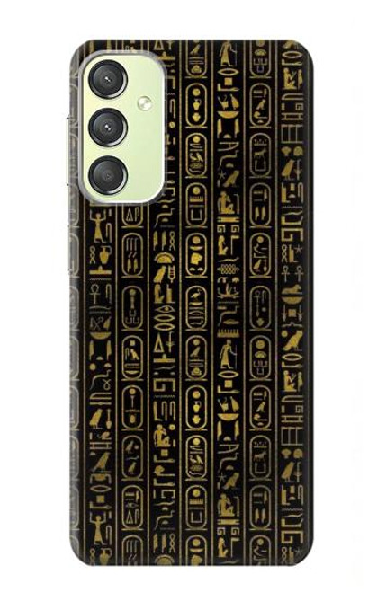 S3869 Ancient Egyptian Hieroglyphic Hülle Schutzhülle Taschen für Samsung Galaxy A24 4G