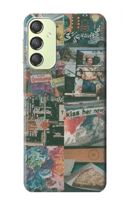 S3909 Vintage Poster Hülle Schutzhülle Taschen für Samsung Galaxy A24 4G