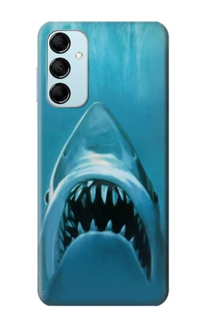 S0830 White Shark Hülle Schutzhülle Taschen für Samsung Galaxy M14