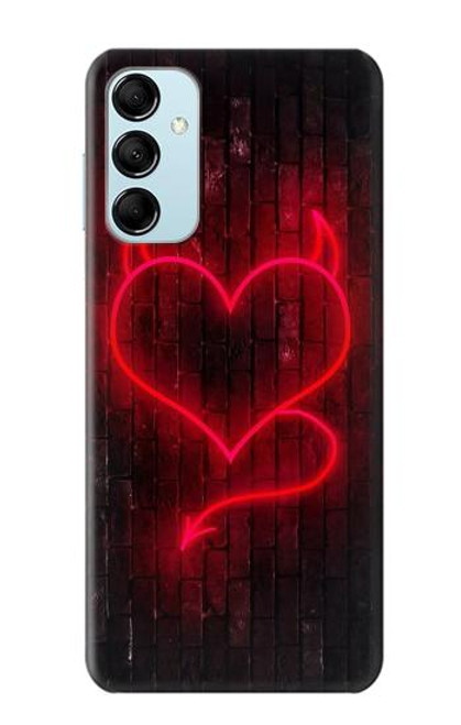S3682 Devil Heart Hülle Schutzhülle Taschen für Samsung Galaxy M14