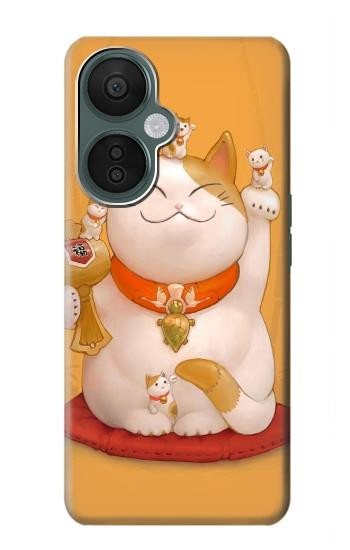 S1217 Maneki Neko Lucky Cat Hülle Schutzhülle Taschen für OnePlus Nord CE 3 Lite, Nord N30 5G