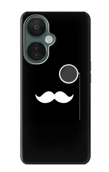 S1946 Sir Mustache Minimalism Hülle Schutzhülle Taschen für OnePlus Nord CE 3 Lite, Nord N30 5G