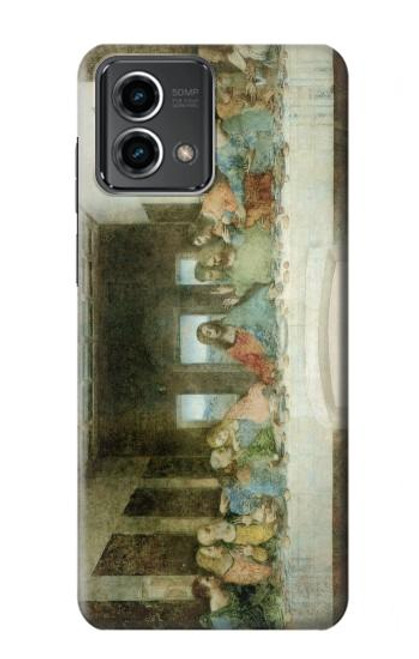 S0173 Leonardo DaVinci The Last Supper Hülle Schutzhülle Taschen für Motorola Moto G Stylus 5G (2023)