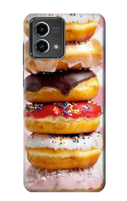 S2431 Fancy Sweet Donuts Hülle Schutzhülle Taschen für Motorola Moto G Stylus 5G (2023)