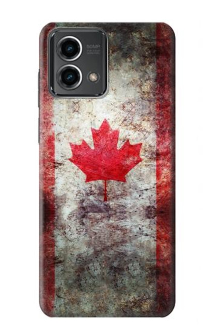 S2490 Canada Maple Leaf Flag Texture Hülle Schutzhülle Taschen für Motorola Moto G Stylus 5G (2023)