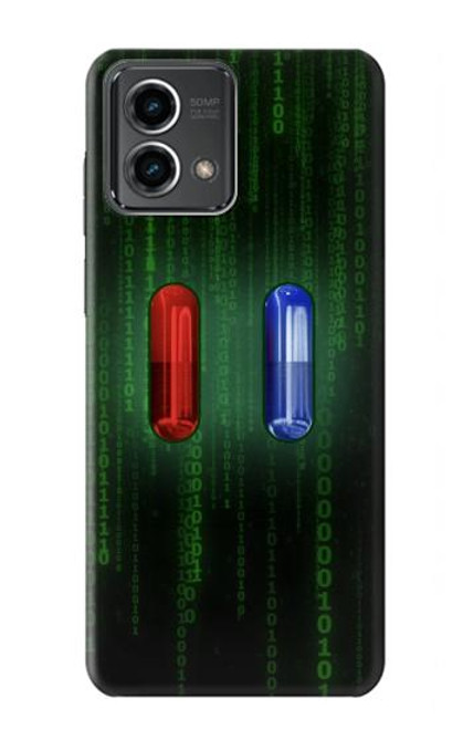 S3816 Red Pill Blue Pill Capsule Hülle Schutzhülle Taschen für Motorola Moto G Stylus 5G (2023)
