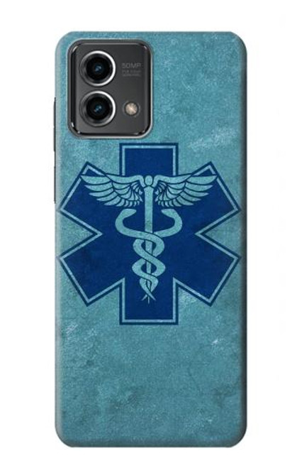 S3824 Caduceus Medical Symbol Hülle Schutzhülle Taschen für Motorola Moto G Stylus 5G (2023)