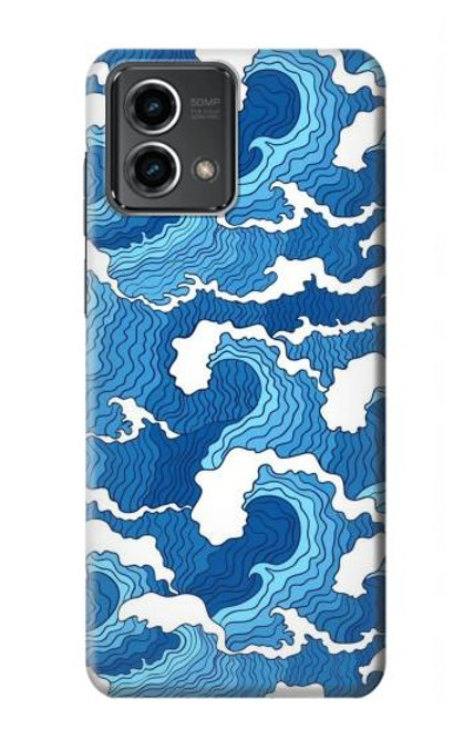 S3901 Aesthetic Storm Ocean Waves Hülle Schutzhülle Taschen für Motorola Moto G Stylus 5G (2023)
