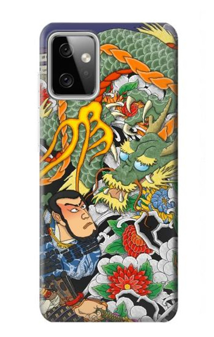 S0454 Japan Tattoo Hülle Schutzhülle Taschen für Motorola Moto G Power (2023) 5G