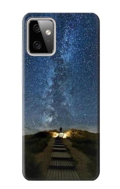 S0734 Stairway to Heaven Iceland Hülle Schutzhülle Taschen für Motorola Moto G Power (2023) 5G