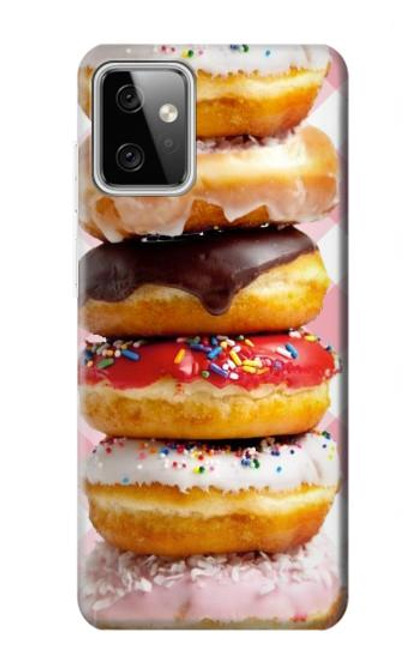 S2431 Fancy Sweet Donuts Hülle Schutzhülle Taschen für Motorola Moto G Power (2023) 5G