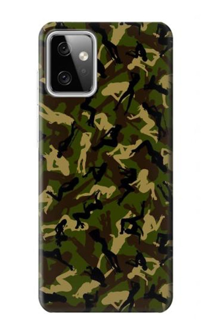 S3356 Sexy Girls Camo Camouflage Hülle Schutzhülle Taschen für Motorola Moto G Power (2023) 5G