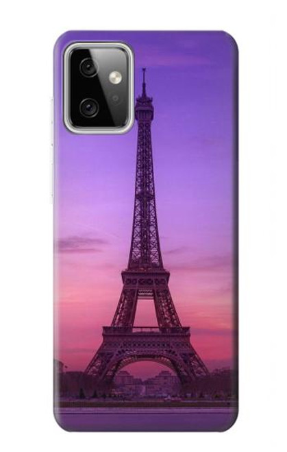 S3447 Eiffel Paris Sunset Hülle Schutzhülle Taschen für Motorola Moto G Power (2023) 5G