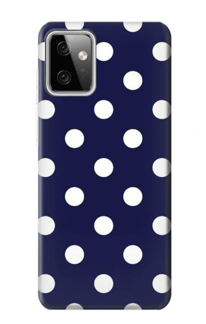 S3533 Blue Polka Dot Hülle Schutzhülle Taschen für Motorola Moto G Power (2023) 5G