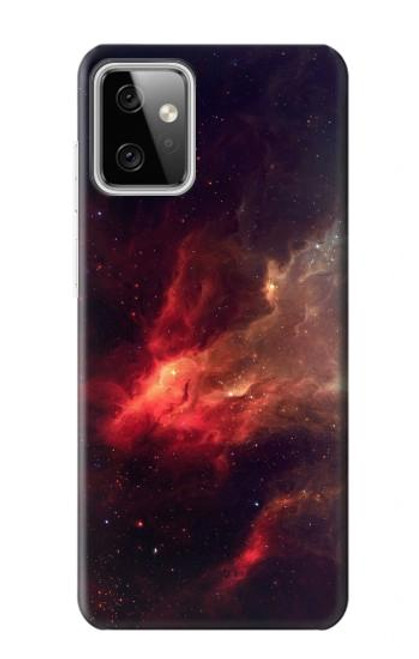 S3897 Red Nebula Space Hülle Schutzhülle Taschen für Motorola Moto G Power (2023) 5G