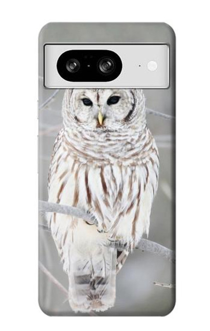 S1566 Snowy Owl White Owl Hülle Schutzhülle Taschen für Google Pixel 8