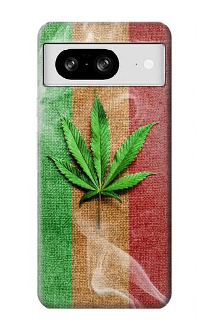 S2109 Smoke Reggae Rasta Flag Hülle Schutzhülle Taschen für Google Pixel 8