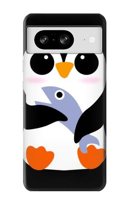 S2631 Cute Baby Penguin Hülle Schutzhülle Taschen für Google Pixel 8