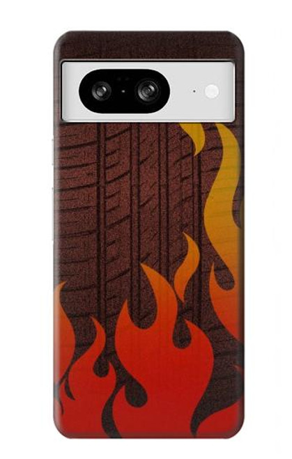 S2988 Rally Car Tire Fire Hülle Schutzhülle Taschen für Google Pixel 8