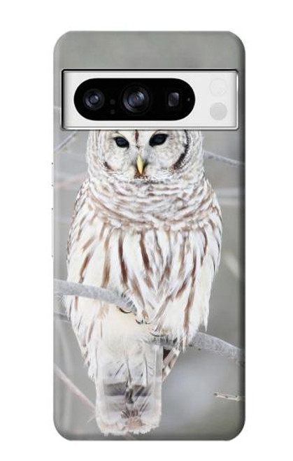 S1566 Snowy Owl White Owl Hülle Schutzhülle Taschen für Google Pixel 8 pro