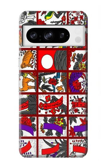 S1923 Hanafuda Japanese Flower Card Hülle Schutzhülle Taschen für Google Pixel 8 pro