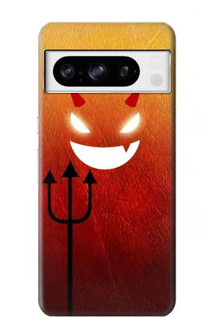 S2454 Red Cute Little Devil Cartoon Hülle Schutzhülle Taschen für Google Pixel 8 pro