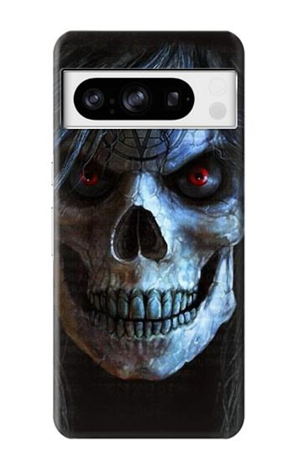 S2585 Evil Death Skull Pentagram Hülle Schutzhülle Taschen für Google Pixel 8 pro