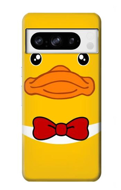 S2760 Yellow Duck Tuxedo Cartoon Hülle Schutzhülle Taschen für Google Pixel 8 pro
