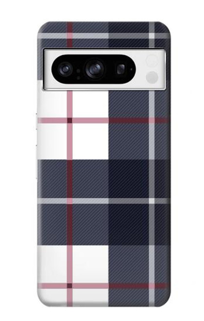 S3452 Plaid Fabric Pattern Hülle Schutzhülle Taschen für Google Pixel 8 pro