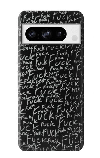 S3478 Funny Words Blackboard Hülle Schutzhülle Taschen für Google Pixel 8 pro
