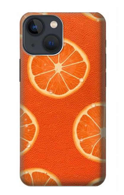 S3946 Seamless Orange Pattern Hülle Schutzhülle Taschen für iPhone 13 mini