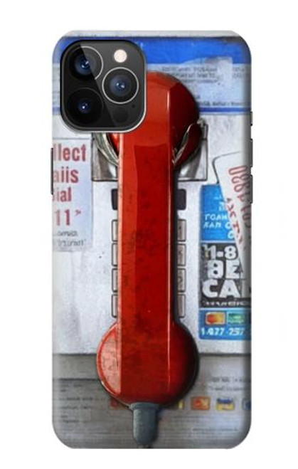 S3925 Collage Vintage Pay Phone Hülle Schutzhülle Taschen für iPhone 12, iPhone 12 Pro