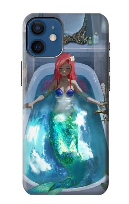 S3912 Cute Little Mermaid Aqua Spa Hülle Schutzhülle Taschen für iPhone 12 mini