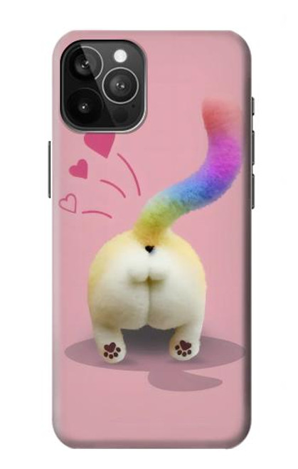 S3923 Cat Bottom Rainbow Tail Hülle Schutzhülle Taschen für iPhone 12 Pro Max