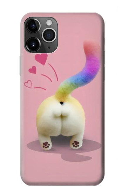 S3923 Cat Bottom Rainbow Tail Hülle Schutzhülle Taschen für iPhone 11 Pro Max