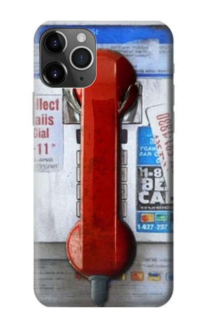 S3925 Collage Vintage Pay Phone Hülle Schutzhülle Taschen für iPhone 11 Pro Max