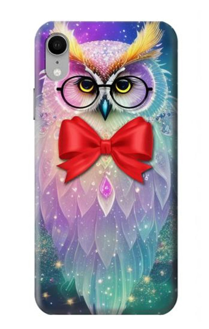 S3934 Fantasy Nerd Owl Hülle Schutzhülle Taschen für iPhone XR