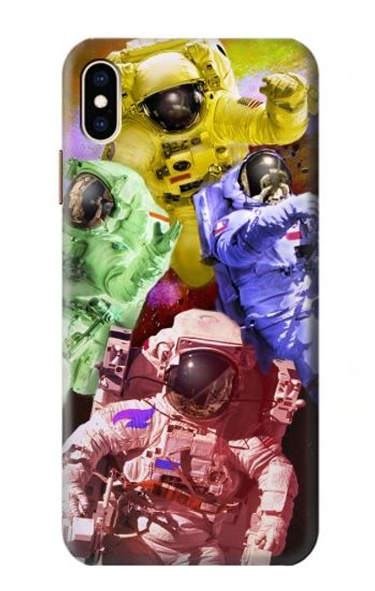 S3914 Colorful Nebula Astronaut Suit Galaxy Hülle Schutzhülle Taschen für iPhone XS Max