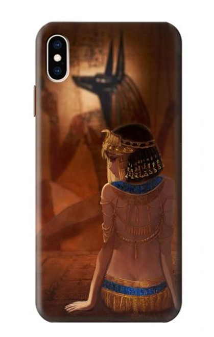 S3919 Egyptian Queen Cleopatra Anubis Hülle Schutzhülle Taschen für iPhone XS Max