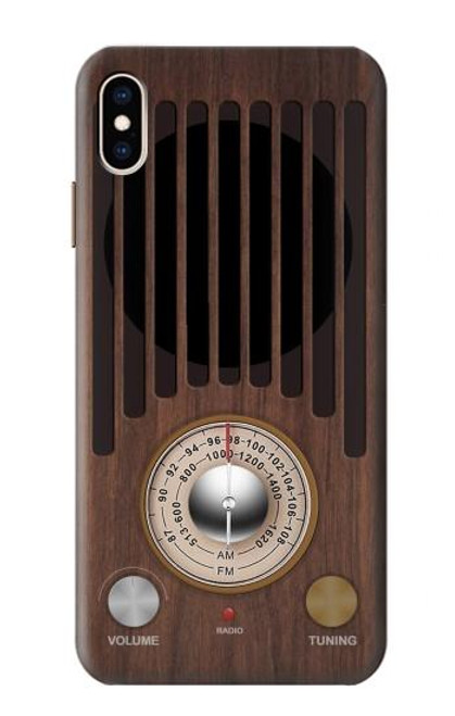 S3935 FM AM Radio Tuner Graphic Hülle Schutzhülle Taschen für iPhone XS Max