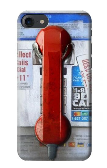 S3925 Collage Vintage Pay Phone Hülle Schutzhülle Taschen für iPhone 7, iPhone 8, iPhone SE (2020) (2022)